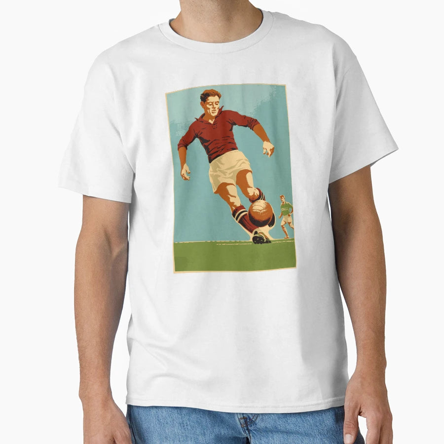 Soccer Fan Player Gift Football T-Shirt - Aesthetic Graphic for Adults - T-Shirt, Sweatshirt, Hoodie