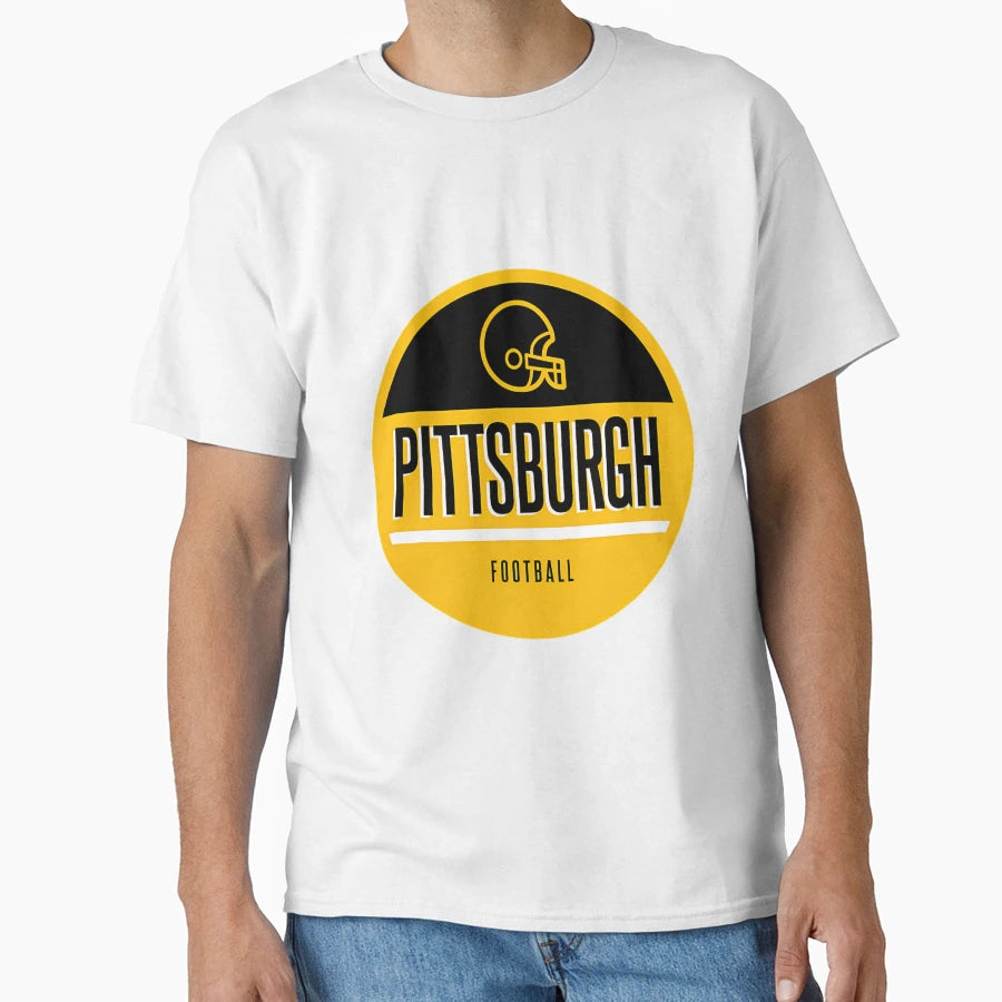 Pittsburgh Football T-Shirt - Minimalist Print Unisex - T-Shirt, Sweatshirt, Hoodie