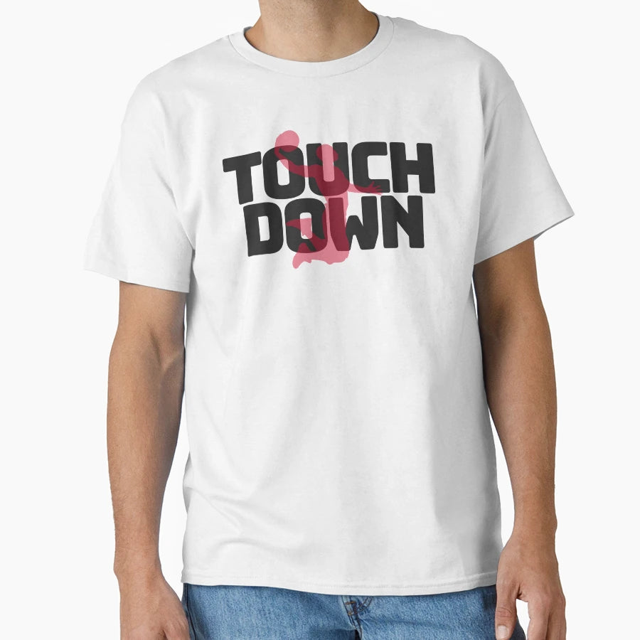 Ironic Touchdown T-Shirt - Aesthetic Graphic Men Women - T-Shirt, Sweatshirt, Hoodie