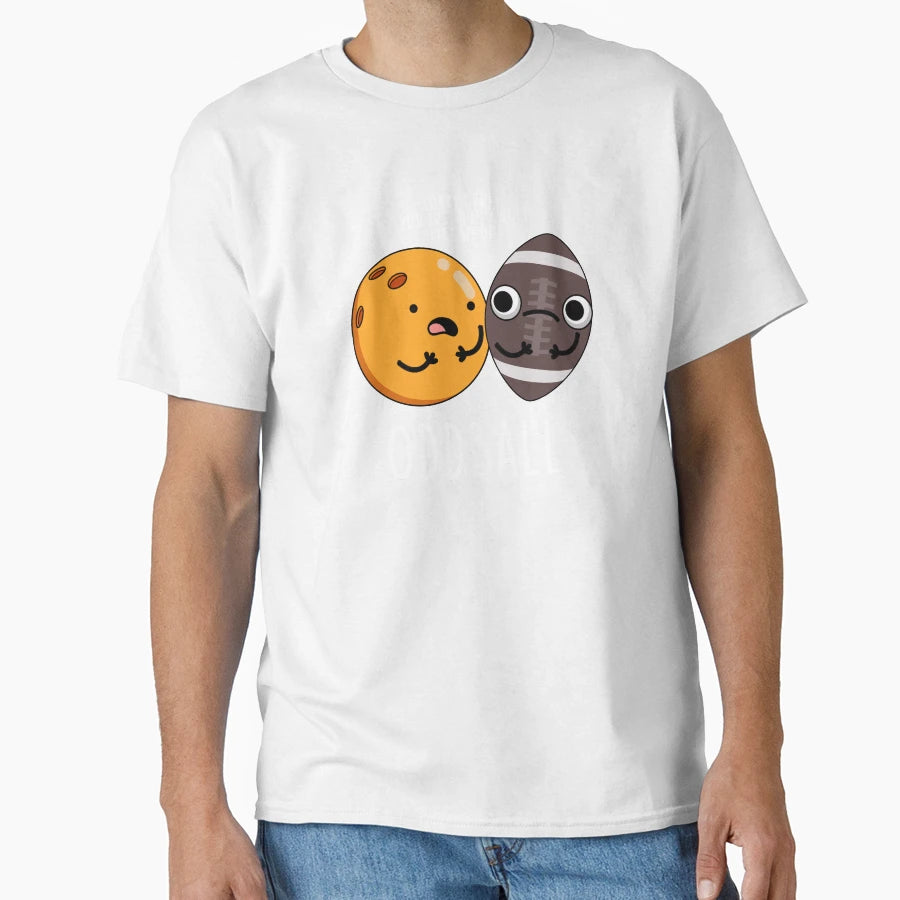 Oddball Funny Football Puns Dark Bg T-Shirt - Minimalist Print Men Women - T-Shirt, Sweatshirt, Hoodie