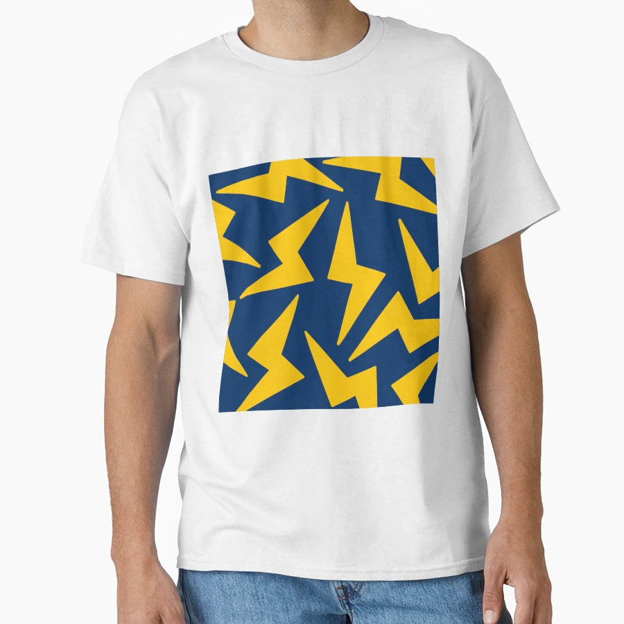 Large Lightning Pattern Large Full T-Shirt - Trendy Graphic for Adults - T-Shirt, Sweatshirt, Hoodie