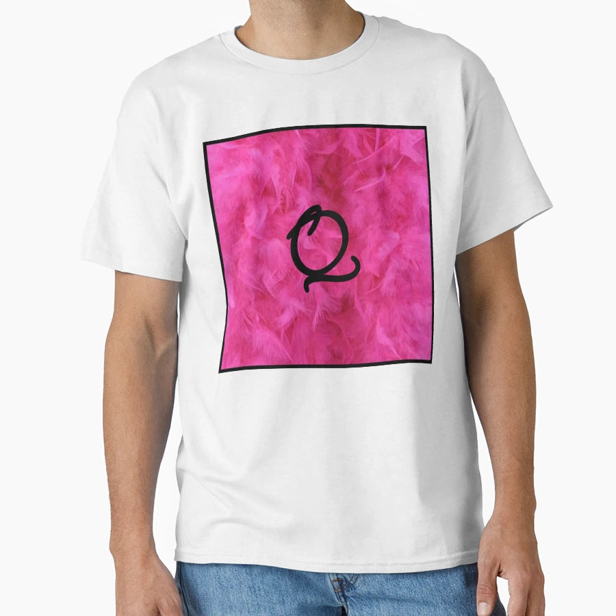 Letter Q T-Shirt - Minimalist Print Unisex - T-Shirt, Sweatshirt, Hoodie