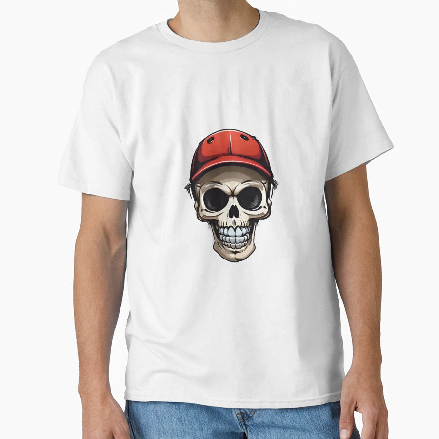 Baseball Skeleton T-Shirt - Custom Art Print Men Women - T-Shirt, Sweatshirt, Hoodie