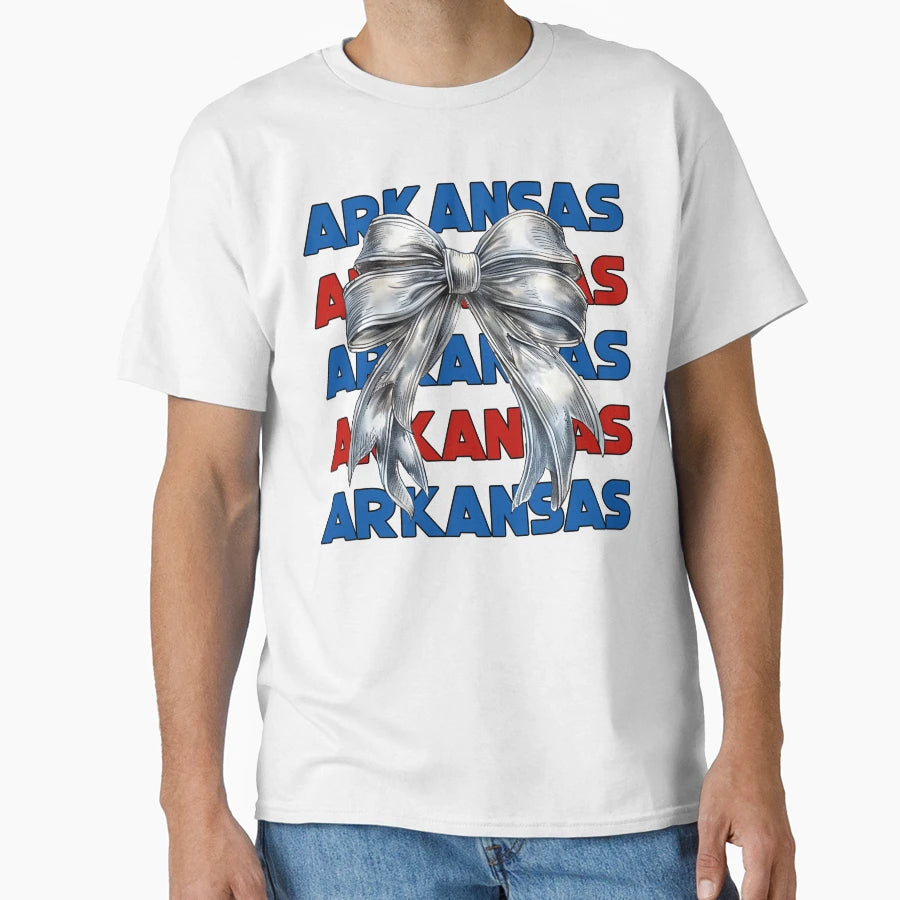 Arkansas Bow T-Shirt - Trendy Graphic Unisex - T-Shirt, Sweatshirt, Hoodie