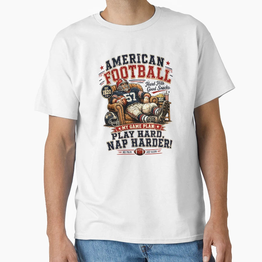 Football T-Shirt - Aesthetic Graphic Men Women - T-Shirt, Sweatshirt, Hoodie