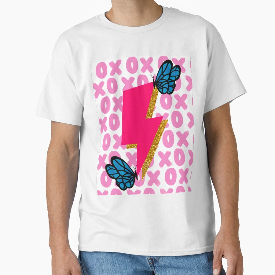 Xoxo Lightning Ball And Butterfly T-Shirt - Custom Art Print for Adults - T-Shirt, Sweatshirt, Hoodie