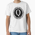 Zebra Monogram Letter Q T-Shirt - Streetwear Style Unisex - T-Shirt, Sweatshirt, Hoodie