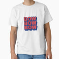Bow Bow Bow Wnba Indiana Fever T-Shirt - Fun Novelty Design for Adults - T-Shirt, Sweatshirt, Hoodie