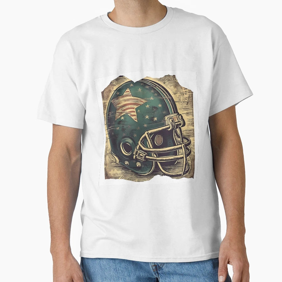American Footbal T-Shirt - Custom Art Print Men Women - T-Shirt, Sweatshirt, Hoodie