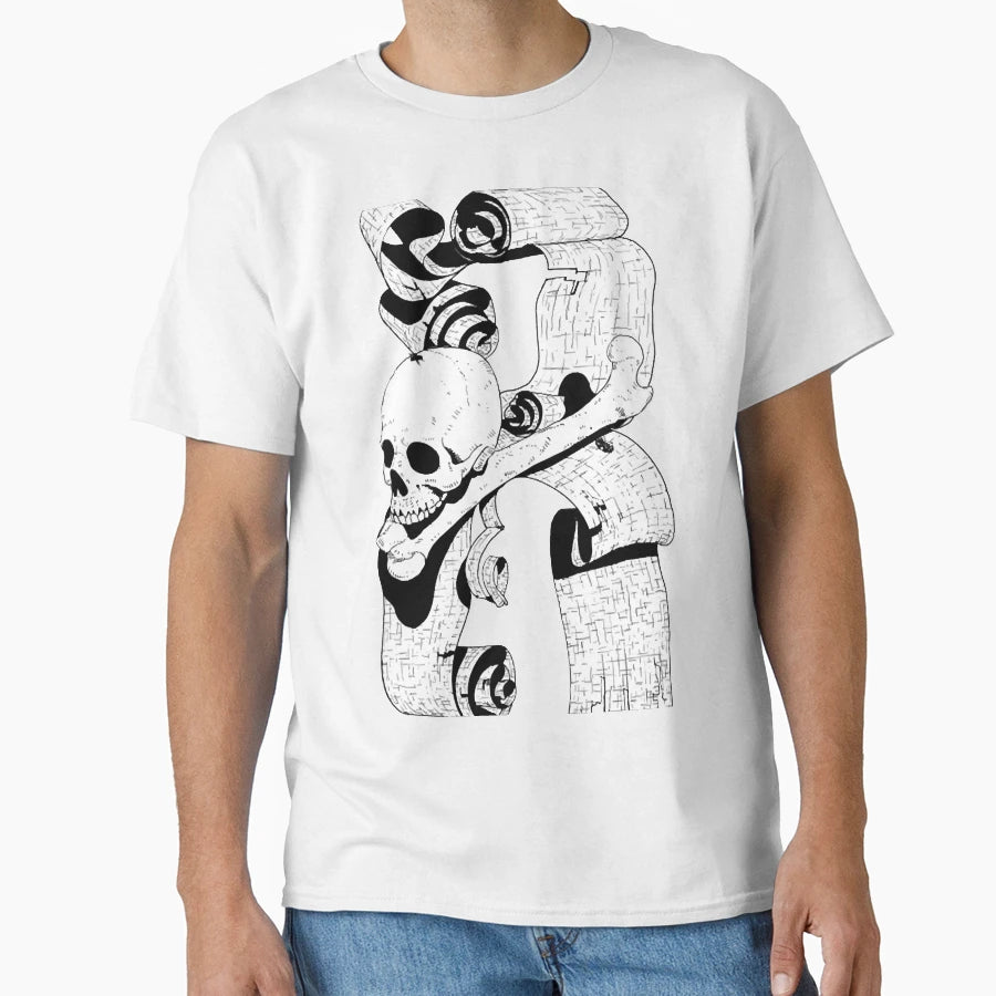 R Skull And Bone Series T-Shirt - Fun Novelty Design for Adults - T-Shirt, Sweatshirt, Hoodie