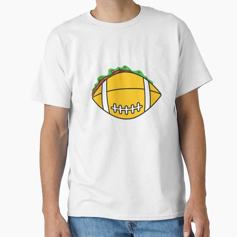 Football And Tacos Funny Taco Mexican T-Shirt - Aesthetic Graphic Unisex - T-Shirt, Sweatshirt, Hoodie