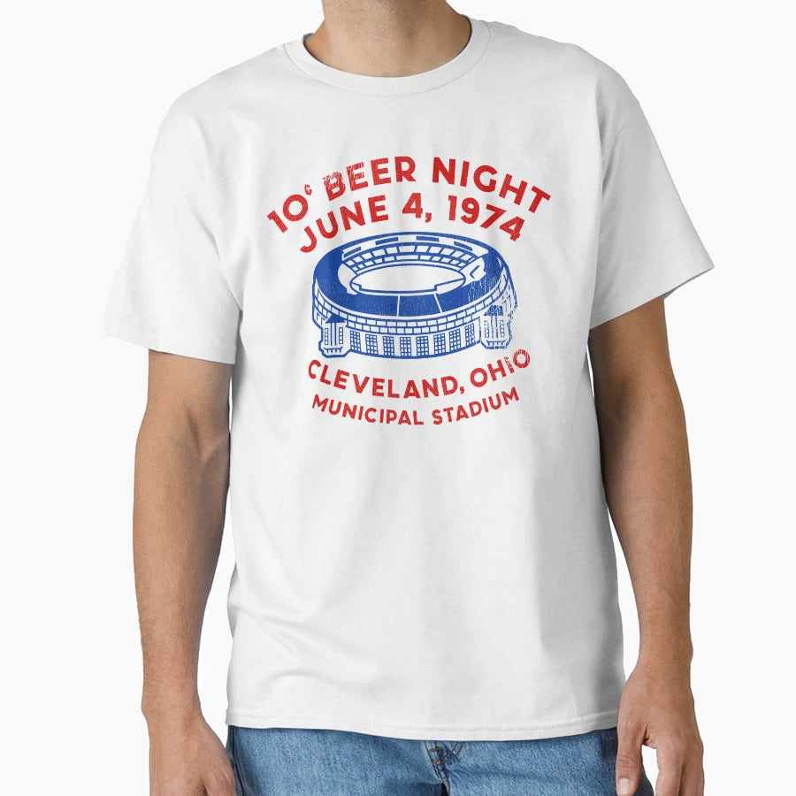 Municipal Stadium 10 Cent Beer Night T-Shirt - Streetwear Style Men Women - T-Shirt, Sweatshirt, Hoodie