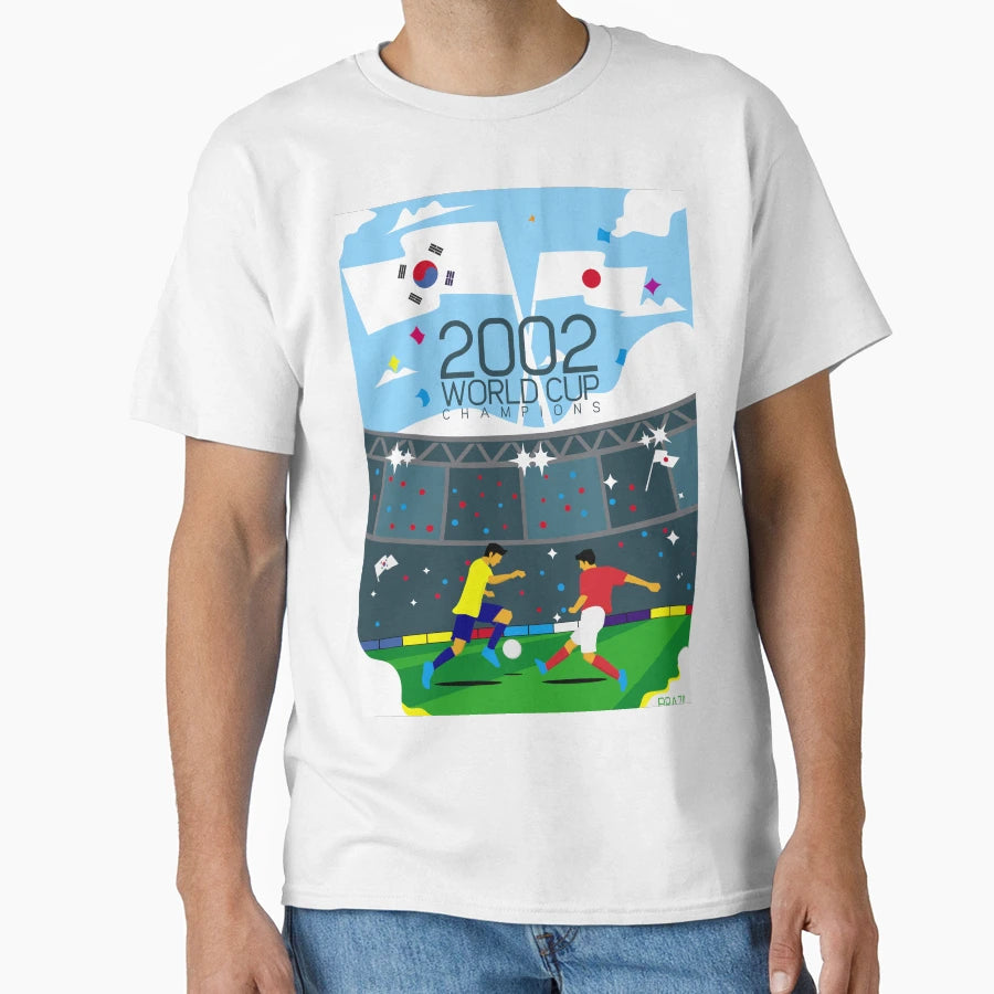 Fifa Worldcup 2002 Artwork T-Shirt - Novelty Apparel Unisex - T-Shirt, Sweatshirt, Hoodie