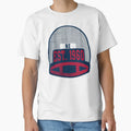 New England Throwback Football Helmet T-Shirt - Unique Graphic Unisex - T-Shirt, Sweatshirt, Hoodie