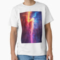 Neon Lightning Bolt Illustration T-Shirt - Unique Graphic Men Women - T-Shirt, Sweatshirt, Hoodie
