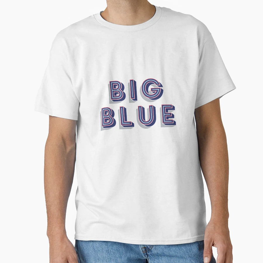 Big Blue T-Shirt - Minimalist Print Men Women - T-Shirt, Sweatshirt, Hoodie