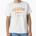 Auburn Alabama Distressed Text Sport T-Shirt - Custom Art Print for Adults - T-Shirt, Sweatshirt, Hoodie