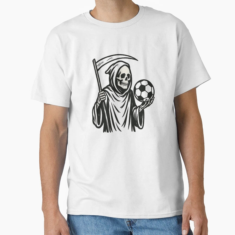 Death Plays Soccer T-Shirt - Casual Everyday Wear for Adults - T-Shirt, Sweatshirt, Hoodie