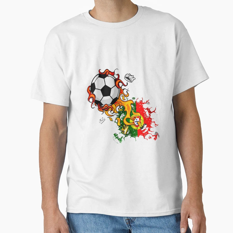 Portugal Soccer Portugal Flag Football T-Shirt - Novelty Apparel Men Women - T-Shirt, Sweatshirt, Hoodie