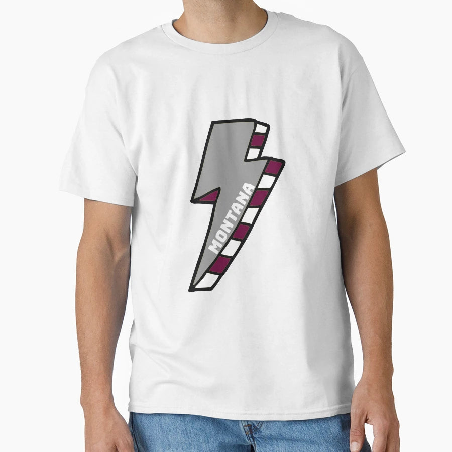 University Montana Lightning Bolt T-Shirt - Trendy Graphic Men Women - T-Shirt, Sweatshirt, Hoodie