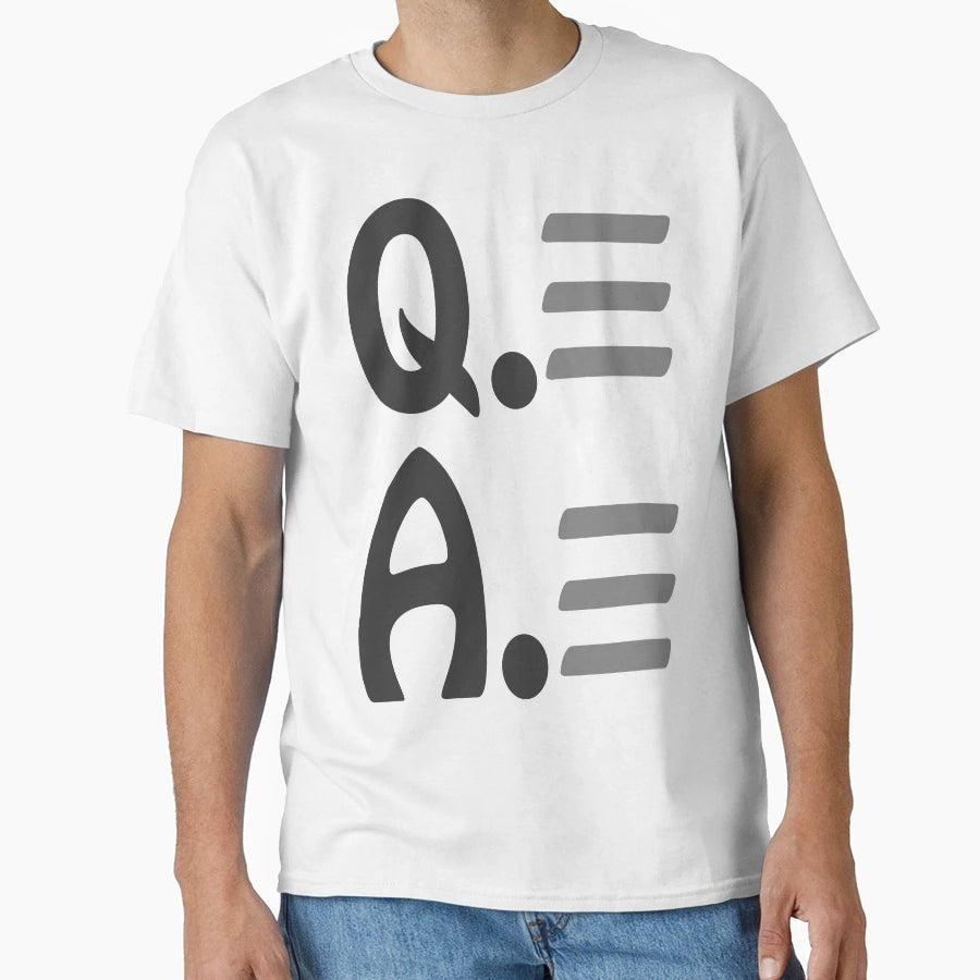 Quiz Test T-Shirt - Unique Graphic for Adults - T-Shirt, Sweatshirt, Hoodie