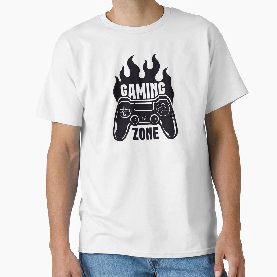 Gaming Zone Funny Gamer T-Shirt - Custom Art Print Men Women - T-Shirt, Sweatshirt, Hoodie