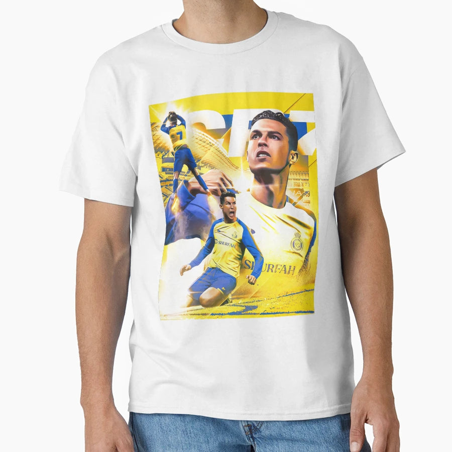 Cr7 Al Nassr T-Shirt - Custom Art Print for Adults - T-Shirt, Sweatshirt, Hoodie