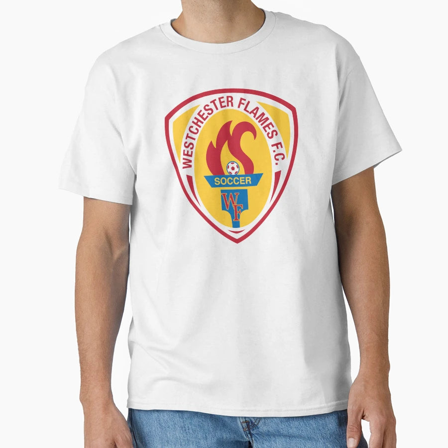 Westchester Flames Logo Usl T-Shirt - Minimalist Print Men Women - T-Shirt, Sweatshirt, Hoodie
