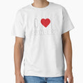 I Love Sunday T-Shirt - Fun Novelty Design for Adults - T-Shirt, Sweatshirt, Hoodie
