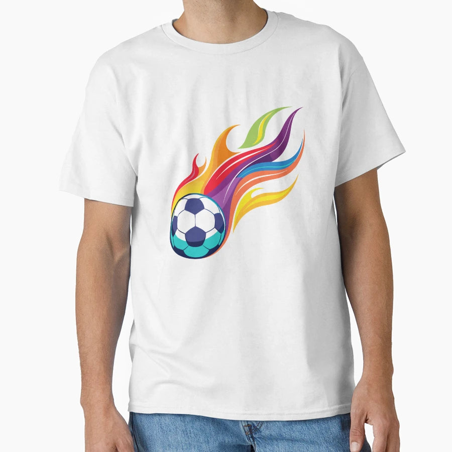 Soccer Ball T-Shirt - Aesthetic Graphic for Adults - T-Shirt, Sweatshirt, Hoodie