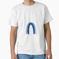 Blue Rainbow T-Shirt - Trendy Graphic Unisex - T-Shirt, Sweatshirt, Hoodie