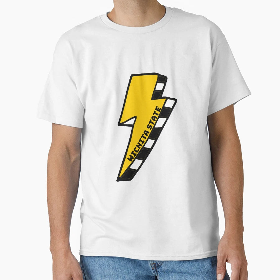 Wichita State University Lightning Bolt T-Shirt - Custom Art Print Unisex - T-Shirt, Sweatshirt, Hoodie