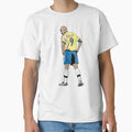Ronaldo Nazario 9 T-Shirt - Minimalist Print Men Women - T-Shirt, Sweatshirt, Hoodie
