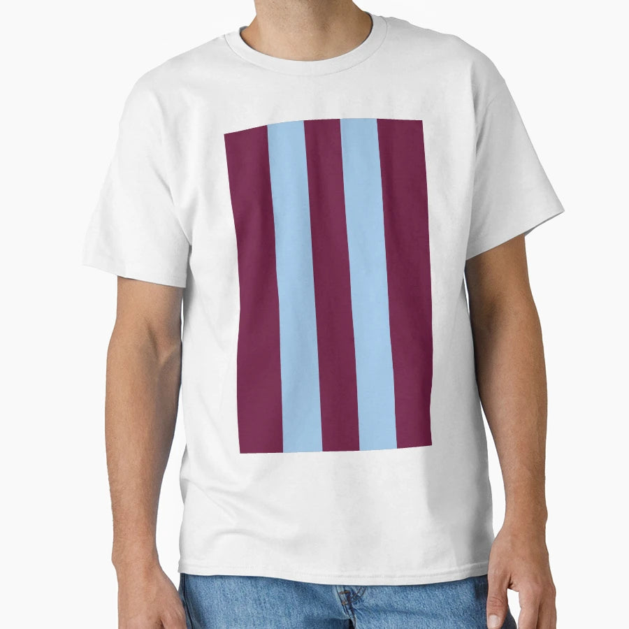 Aston Villa 2000 Claret And Blue Home T-Shirt - Graphic Print Men Women - T-Shirt, Sweatshirt, Hoodie