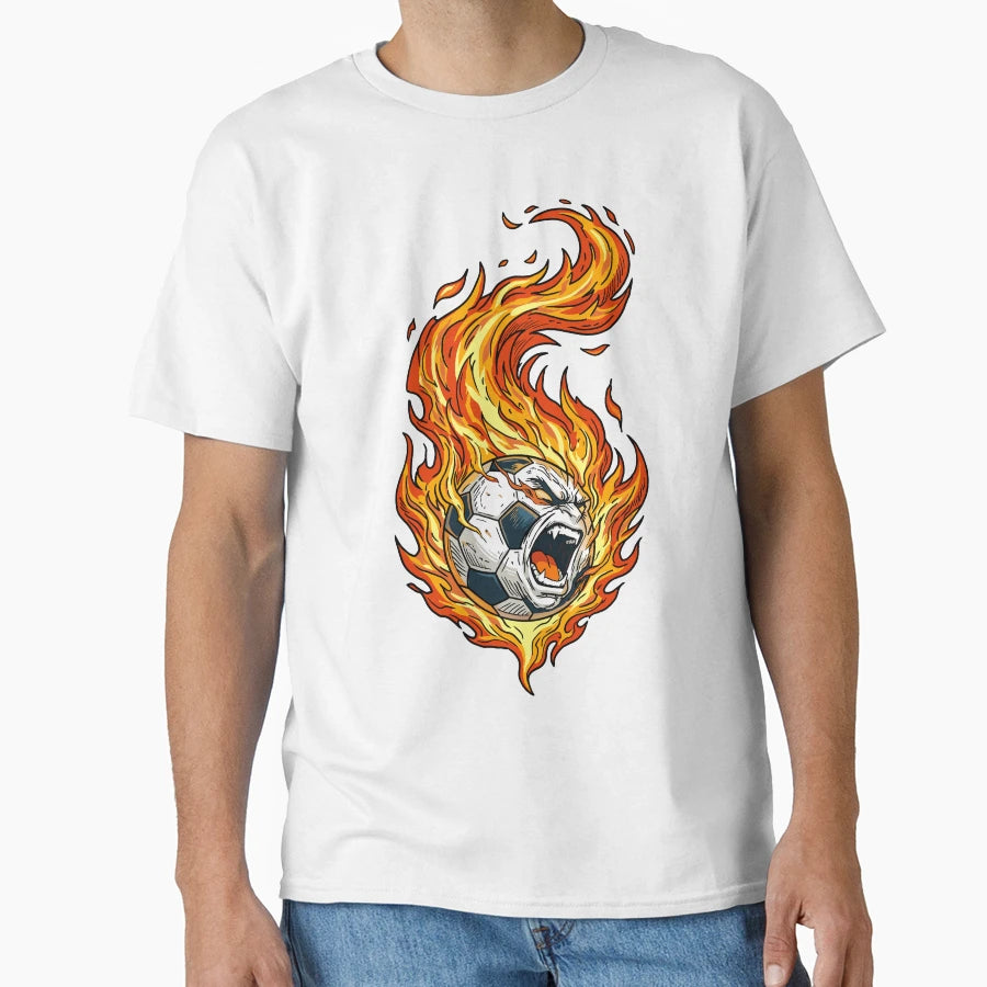 Fire Goal T-Shirt - Graphic Print Unisex - T-Shirt, Sweatshirt, Hoodie