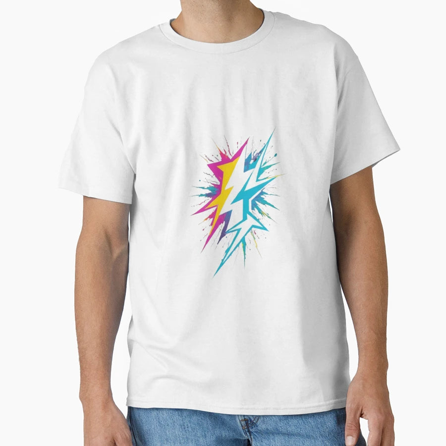 Lightening Bolt T-Shirt - Custom Art Print Unisex - T-Shirt, Sweatshirt, Hoodie