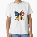 Honor Brave Coquette Bow 4Th July T-Shirt - Fun Novelty Design for Adults - T-Shirt, Sweatshirt, Hoodie