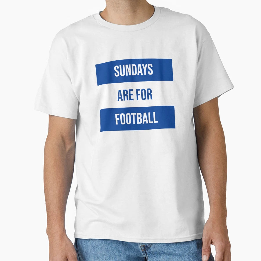 Sundays Are Football T-Shirt - Graphic Print Men Women - T-Shirt, Sweatshirt, Hoodie