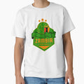 Zambia Football T-Shirt - Minimalist Print Men Women - T-Shirt, Sweatshirt, Hoodie