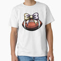 Purple Yellow Gold Football Coquette T-Shirt - Trendy Graphic Men Women - T-Shirt, Sweatshirt, Hoodie