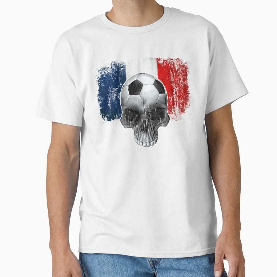 French Football Fan T-Shirt - Custom Art Print Men Women - T-Shirt, Sweatshirt, Hoodie