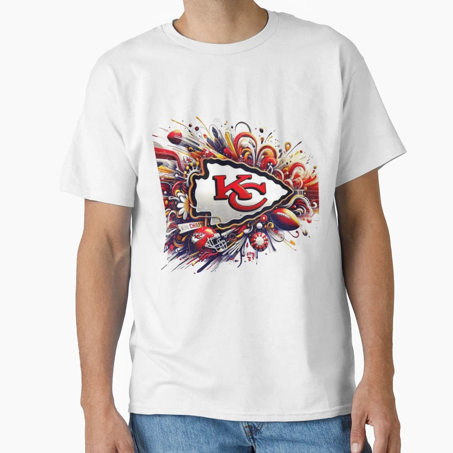 Kc Chiefs Football T-Shirt - Unique Graphic for Adults - T-Shirt, Sweatshirt, Hoodie