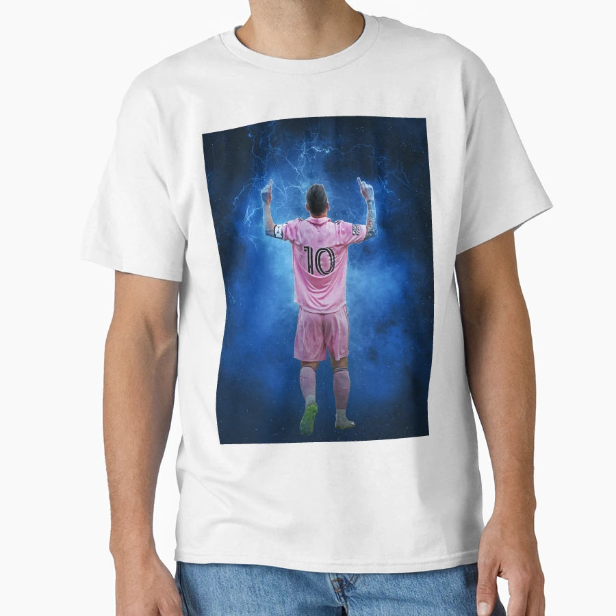 Lionel Messi New Goal Celebration T-Shirt - Fun Novelty Design Men Women - T-Shirt, Sweatshirt, Hoodie