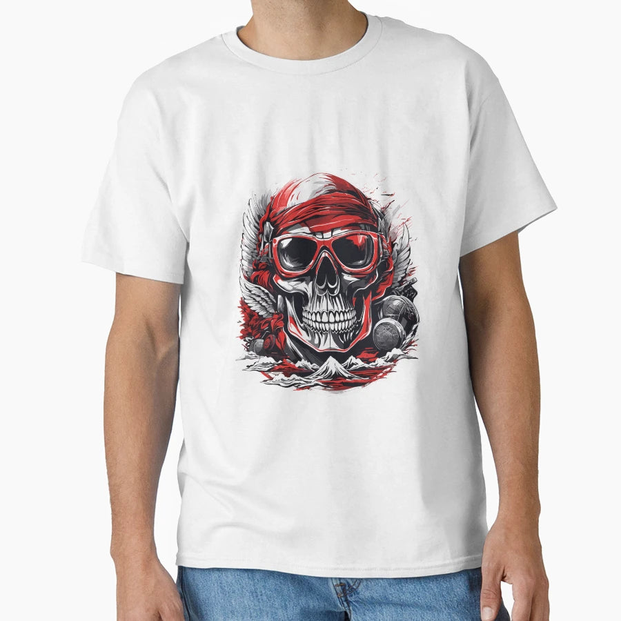 Pirate Skull T-Shirt - Streetwear Style Men Women - T-Shirt, Sweatshirt, Hoodie