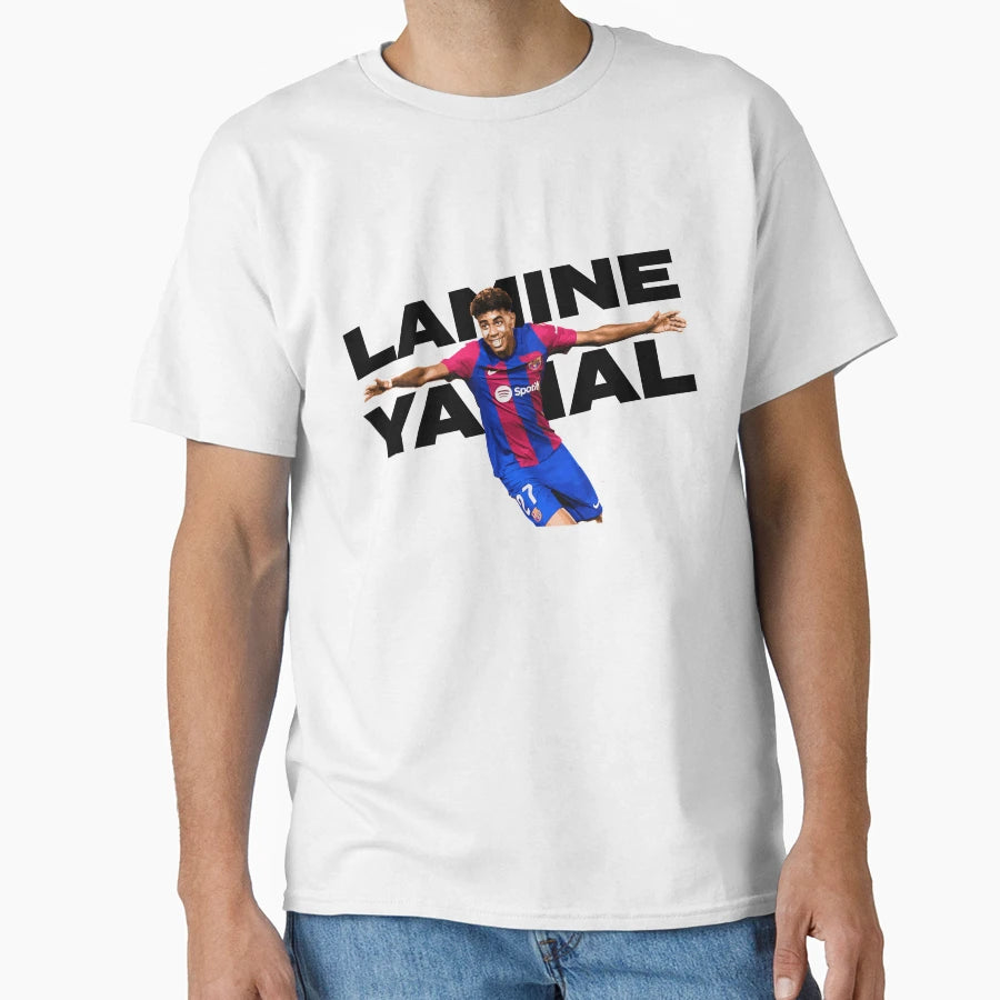 Lamine Yamal Celebration T-Shirt - Minimalist Print for Adults - T-Shirt, Sweatshirt, Hoodie