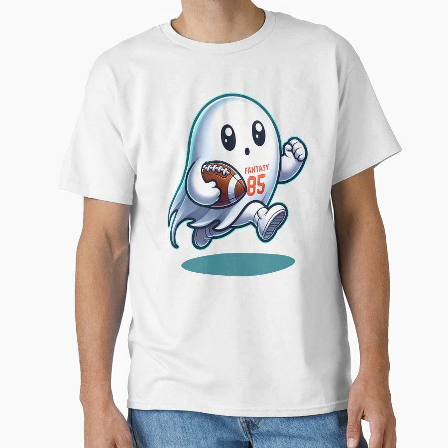 Fantay Football Ghost T-Shirt - Custom Art Print for Adults - T-Shirt, Sweatshirt, Hoodie