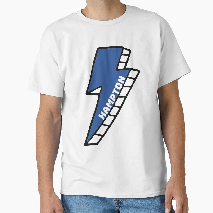 Hampton University Lightning Bolt T-Shirt - Custom Art Print Unisex - T-Shirt, Sweatshirt, Hoodie