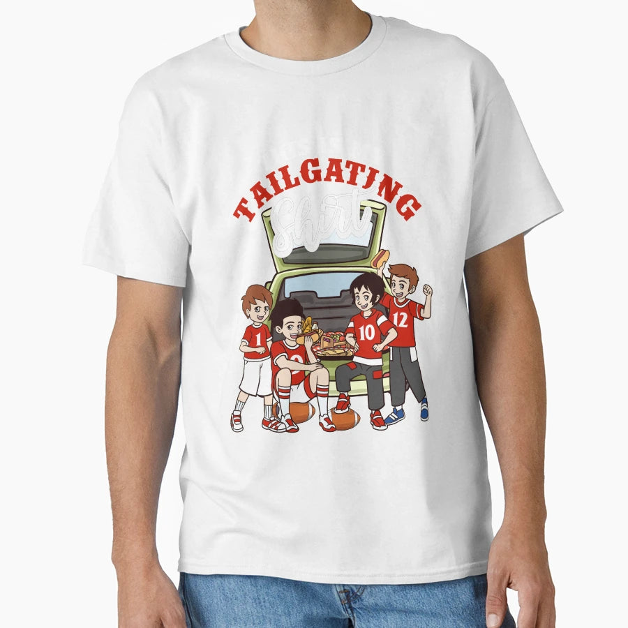 Tailgate Party Football Bbq T-Shirt - Fun Novelty Design for Adults - T-Shirt, Sweatshirt, Hoodie
