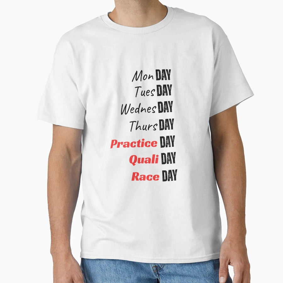 Monday To Practice Qualifying T-Shirt - Casual Everyday Wear for Adults - T-Shirt, Sweatshirt, Hoodie