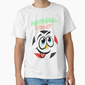 Football Crazy Fun Sports Ball Crazy T-Shirt - Minimalist Print Men Women - T-Shirt, Sweatshirt, Hoodie